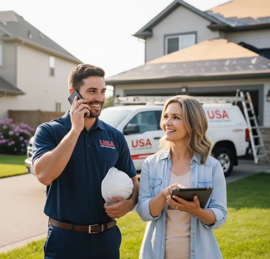 USA Roof Repair Experts customer support in El Dorado